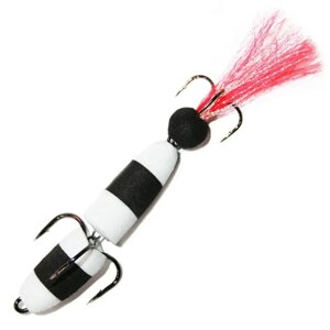 Мандула для рыбалки NEXT 90 мм (M) #011 бело-черный-красный