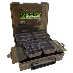 Коробка карповая Mini Tackle Box (+ 4 коробки) CarpHunter (236*218*61мм)