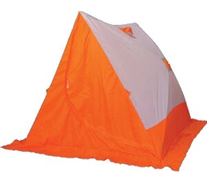 Палатка зимняя СЛЕДОПЫТ 2-скатная, Oxford 210D PU 1000 оранжевый