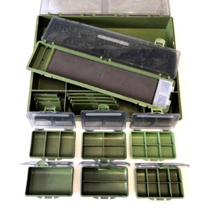 Коробка карповая Tackle Box (+ 6 коробок и поводочница) CarpHunter