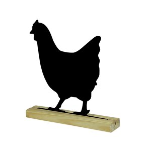 Меловая табличка «Курица» BB CHICKEN (204113) на деревянной подставке