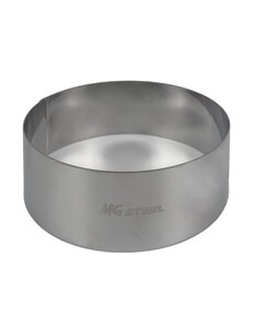 Форма кондитерская Круг d= 9 см. h=3,5 см. нерж. MGsteel /1/160/