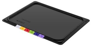 Крышка для гастроем. 1/2 п/п черная /1/8/