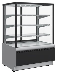 Витрина холодильная КС70 VV 0,9 -1 STANDARD 9006-9005 (ВХСв-0,9 д Carboma Cube Люкс ТЕХНО)