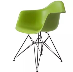 Кресло Eames DSR (хромированные ножки) Малайзия зеленый