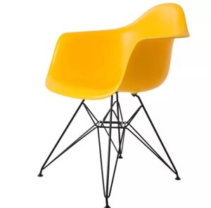 Кресло Eames DSR (хромированные ножки) Малайзия желтый