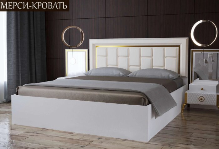 Кровать Мерси 1,6(без матраса) COMFORT Mebel от компании Color Mebel - фото 1