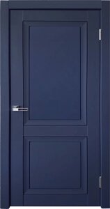 Межкомнатная дверь DECANTO BARHAT BLUE (глухая) Uberture синий бархат