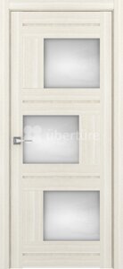 Межкомнатная дверь Light ПДО-2181 (со стеклом) Uberture капуччино