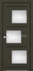 Межкомнатная дверь Light ПДО-2181 (со стеклом) Uberture велюр шоко