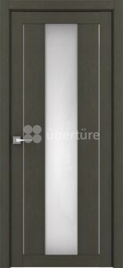 Межкомнатная дверь Light ПДО-2191 (со стеклом) Uberture велюр шоко