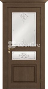 Межкомнатная дверь Palermo ПДО 40012 (со стеклом) Uberture дуб французский