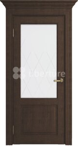 Межкомнатная дверь Versalles ПДО 40004 (со стеклом) Uberture дуб французский