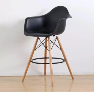 Стул барный Eames DAW Малайзия черный