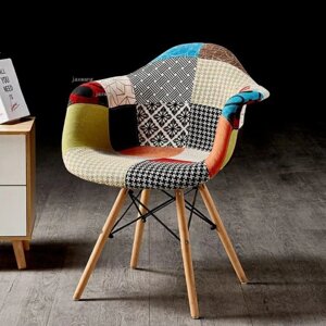 Кресло Eames DAW Patchwork (тканевый) Малайзия