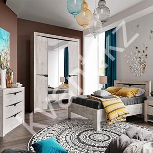 Спальня "Гарда" Квант Мебель ясень таормина+венецианский дуб