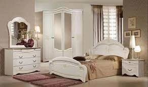 Спальный гарнитур Джамиля 4 Слоним Мебель белый