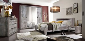 Спальный гарнитур Гарда 4Д Слоним Мебель серый