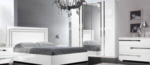 Спальный гарнитур Венеция 5Д с подъемным механизмом (1.8) Слоним Мебель