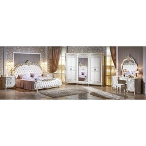 Спальный гарнитур Версаль 6Д Арида Мебель крем