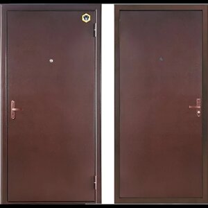 Входная дверь Эконом 1 Бульдорс (86*205) букле шоколад