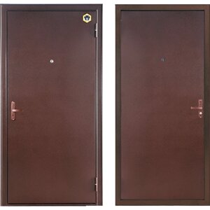 Входная дверь Эконом 1 Бульдорс (86*205) букле шоколад