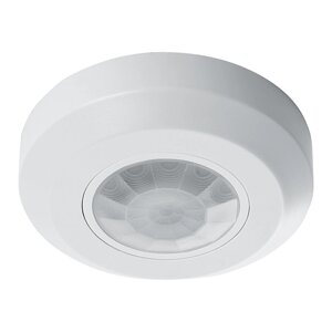 Датчик движения 400W 8m 120°гориз.) 360°верт.) белый SEN17