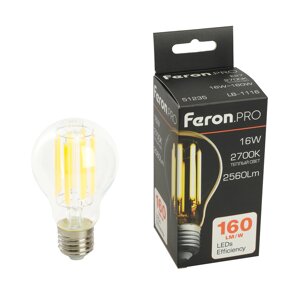 Лампа светодиодная Feron. PRO LB-1116 Шар E27 2560LM 16W 175-265V 2700K
