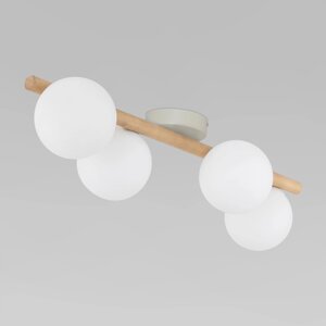 Потолочный светильник со стеклянными плафонами 5769 Estera Wood