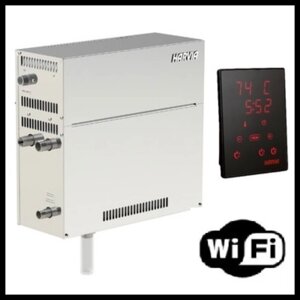 Парогенератор для хамама Harvia HGD60 XW WiFi c сенсорным пультом (мощность=5,7 кВт, объем 2-6 м3)