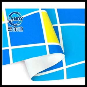 Пленка ПВХ Landy (Алькорплан) для бассейна (цвет - мозайка цветная, ширина = 1,80 м, армированная)