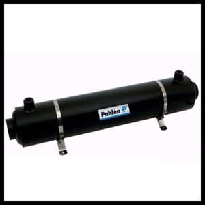 Теплообменник для бассейна Pahlen Hi-Flow HF75 (спиральный, 75 кВт, нержавеющая сталь AISI-316L)