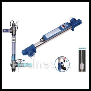Ультрафиолетовая установка для очистки воды в бассейне Blue Lagoon UV-C Tech 130000 (мощность = 130 Вт)