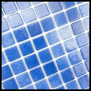 Стеклянная мозаика для бассейна Reviglass PS-60 АНТИСЛИП (противоскользящая, PS, цвет - тёмно-синий)