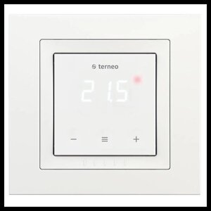 Сенсорный программируемый терморегулятор Terneo S (16А) для теплого электрического пола (с датчиком пола)
