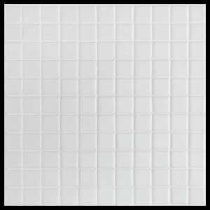 Мозайка стеклянная для бассейна Ezarri Lisa 2545-А (коллекция Lisa, White, белая)