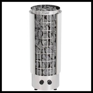 Электрическая печь для сауны Harvia Cilindro PC90HV White (со встроенным пультом, мощность = 9 кВт)