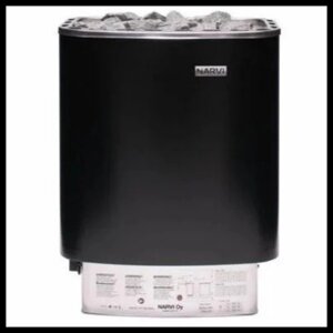 Электрическая печь для финской сауны Narvi NM 900 Black (со встроенным пультом управления, мощность = 9 кВт)