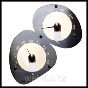 Термометр-гигрометр для инфракрасной сауны Cariitti (нерж. сталь, требуется 2 оптоволокна D=2-4 мм)