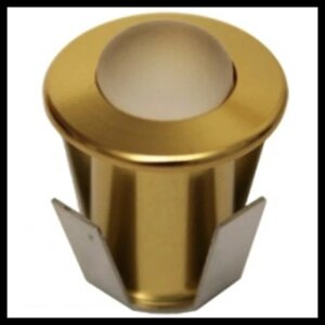 Линза Cariitti CR-05 Led Gold Matted для турецкого хамама (золото, линза матовая, без источника света, IP67)