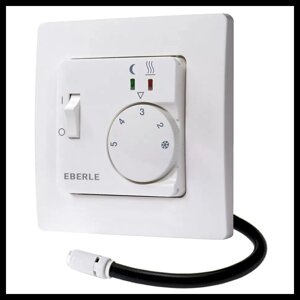 Механический терморегулятор Eberle FRe 525 23-50 OREG (10А) для теплого электрического пола (с датчиком пола)