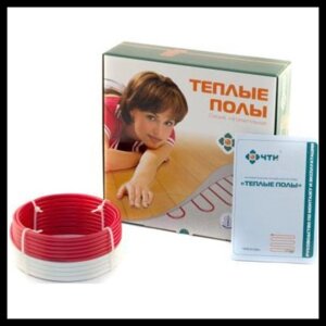 Электрический греющий кабель для теплого пола СНТ-18 (двухжильный, длина бухты = 8,2 м, мощность = 148 Вт)