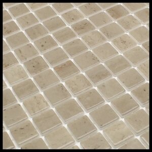 Стеклянная мозаика для бассейна Reviglass Travertine (Karma, цвет - светло-коричневый)
