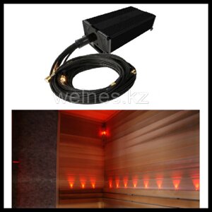 Комплект для подсветки полков и спинок инфракрасной сауны Cariitti VPL30C-G211 (смена цветов, 10+1 точка)