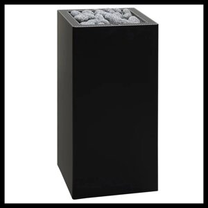 Электрическая печь для сауны Huum Core Black 9 (мощность = 9 кВт, объем = 9-15 м3, под выносной пульт управления)