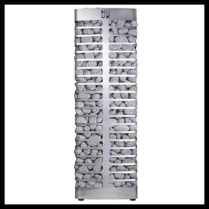 Электрическая печь для сауны Huum Steel 9 (мощность = 9 кВт, объем = 9-15 м3, под выносной пульт управления)
