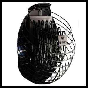 Электрическая печь для сауны Henki Nest 4 Black (мощность=4 кВт, объем=3-6 м3, под выносной пульт управления)