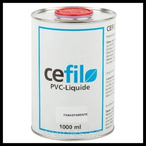 Уплотнитель швов для пленки ПВХ (алькорплан) Cefil Transparent - жидкий ПВХ герметик (цвет - прозрачный)