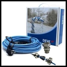 Саморегулирующийся кабель DEVIpipeheat DPH-10 (Дания) для обогрева труб