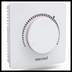 Механический терморегулятор Menred MEN. ART-16 (16А) для теплого пола (накладной, датчик пола и воздуха)